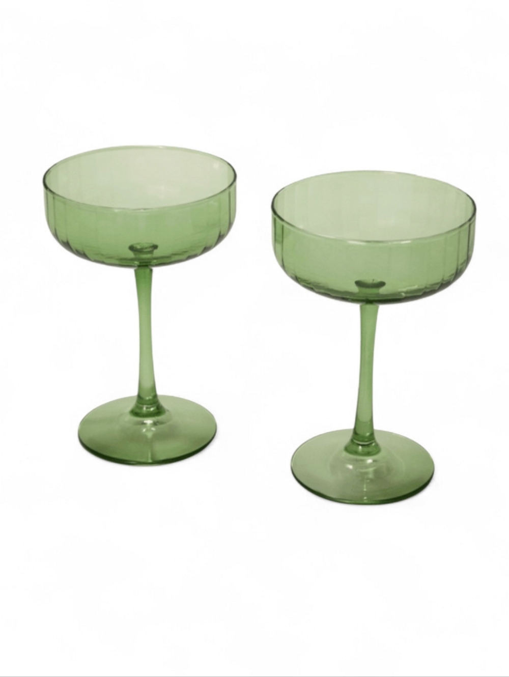 In The Roundhouse Set of 2 Coupe Glasses